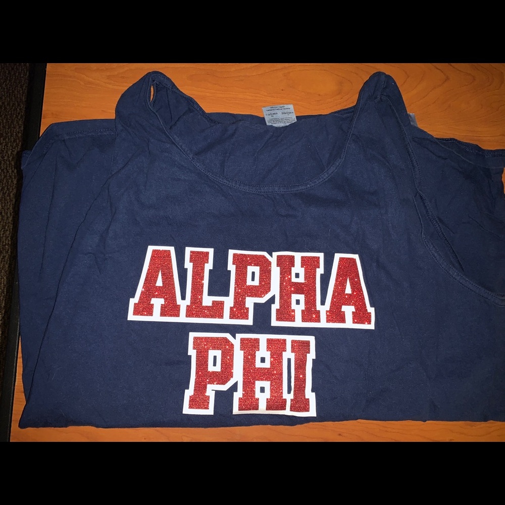 Alpha phi tank top